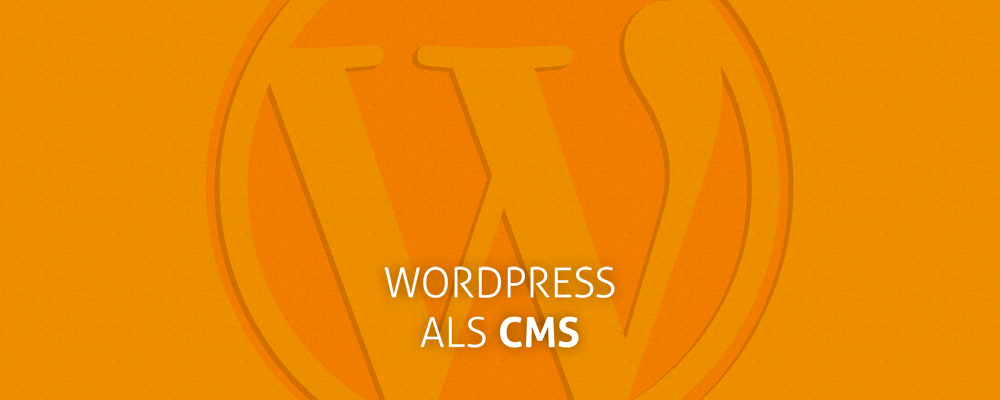 WordPress ist ein CMS. Und so viel Content passt rein. 8