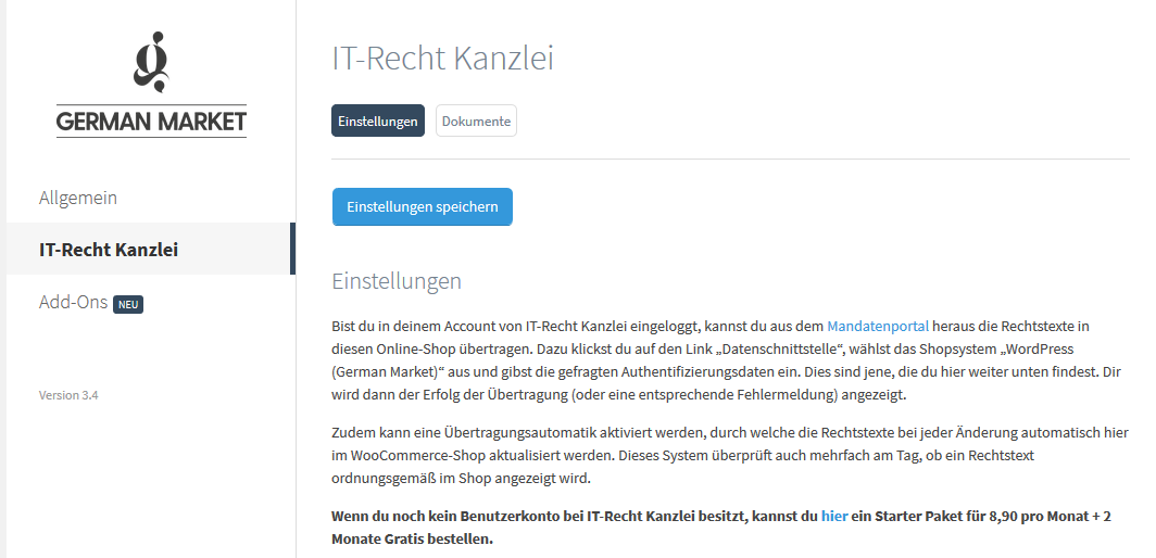 IT-Recht Kanzlei German Market